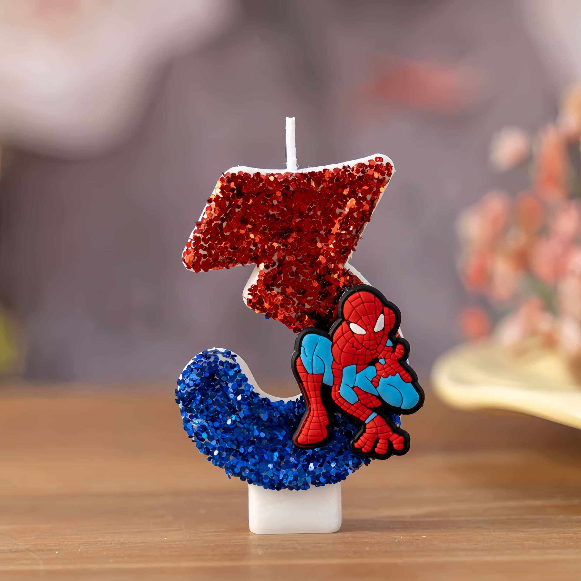 Candle Making Kit For Kids - Velas Divertidas de Spiderman, Superhéroe, Números