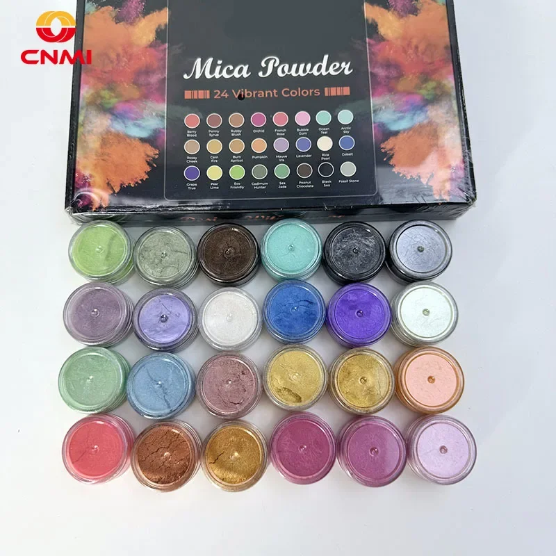 Candle Making Bath - 24 Colores, 6g, Polvo de Mica