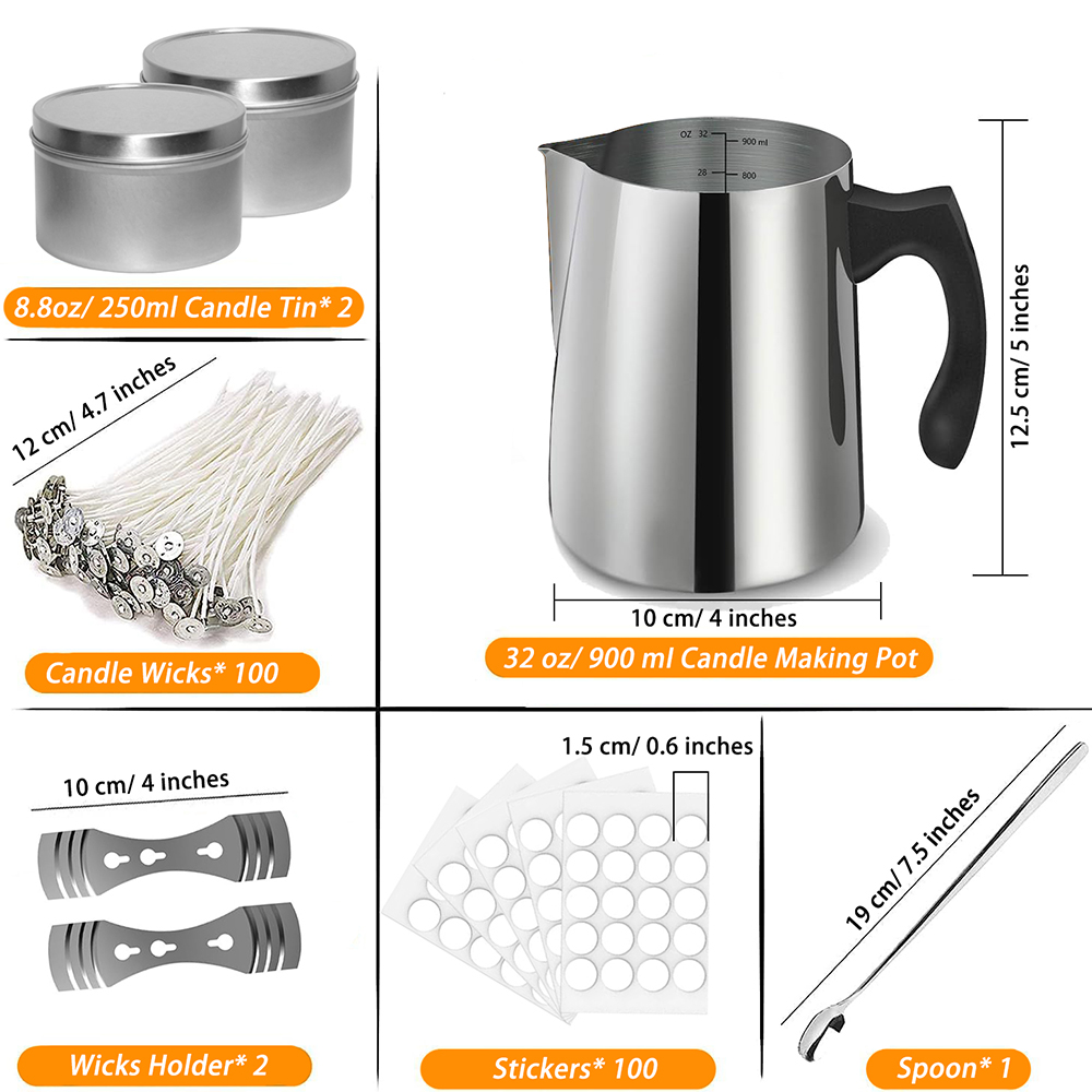 Kit de inicio para hacer velas - Candle Making Jars reseña y precio