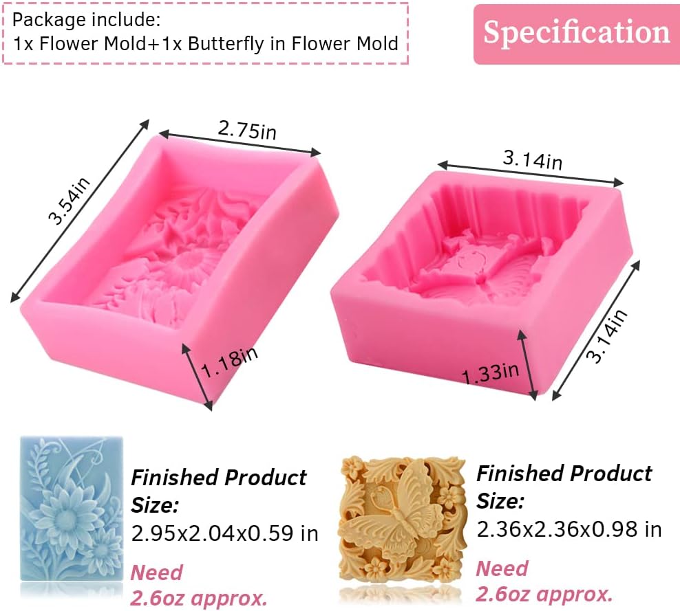 Molde de Silicona para Jabón,  - Candle Making Bath reseña y precio