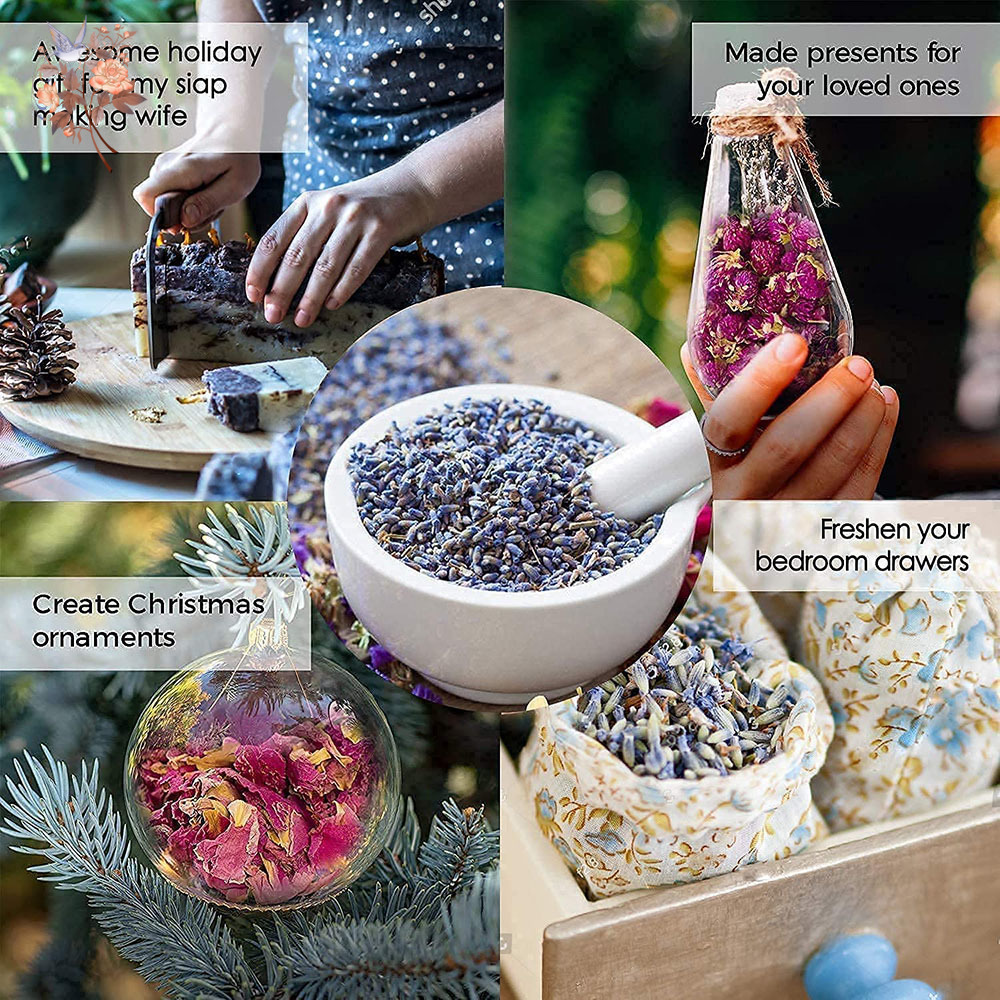 15 Bolsas de Flores Secas, Kit - Candle Making Bath reseña y precio