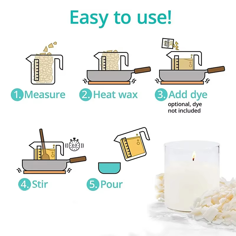 Cera de Soja Pura de 1 kg/500/ - Candle Making Wax reseña y precio