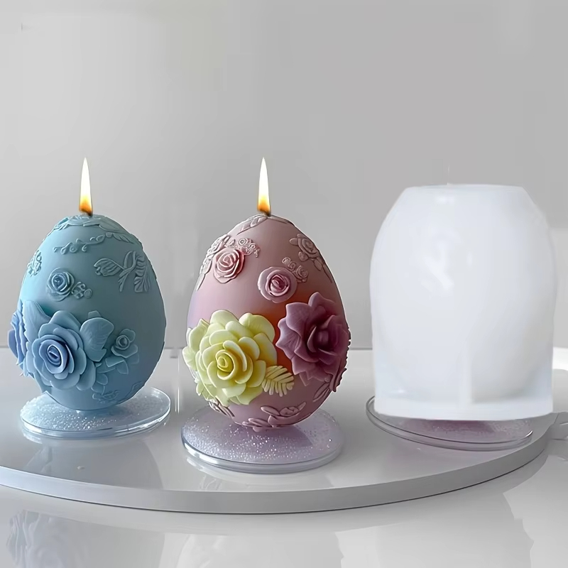 Molde de huevo de flor en reli - Candle Making Bath reseña y precio