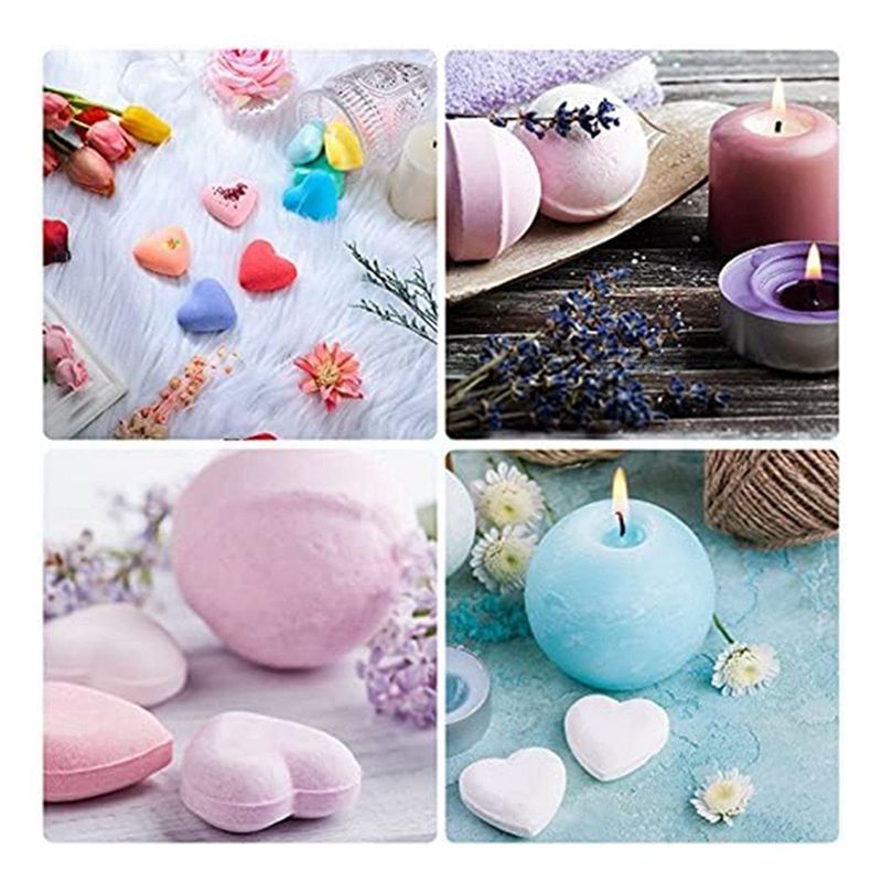 ABKS-24 Piezas, 6 Formas, Mold - Candle Making Bath reseña y precio