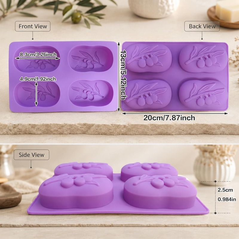 Molde de silicona con forma de - Candle Making Bath reseña y precio