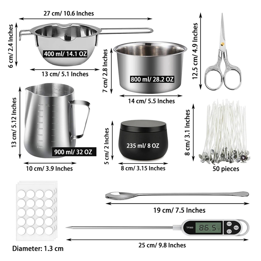 Kit para Hacer Velas con Olla  - Candle Making Kit For Kids reseña y precio