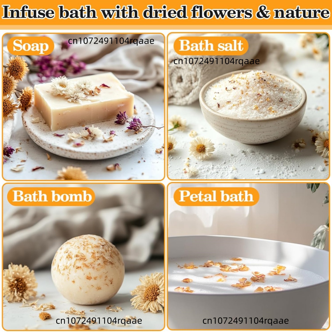 Paquete de Flores Secas Natura - Candle Making Bath reseña y precio