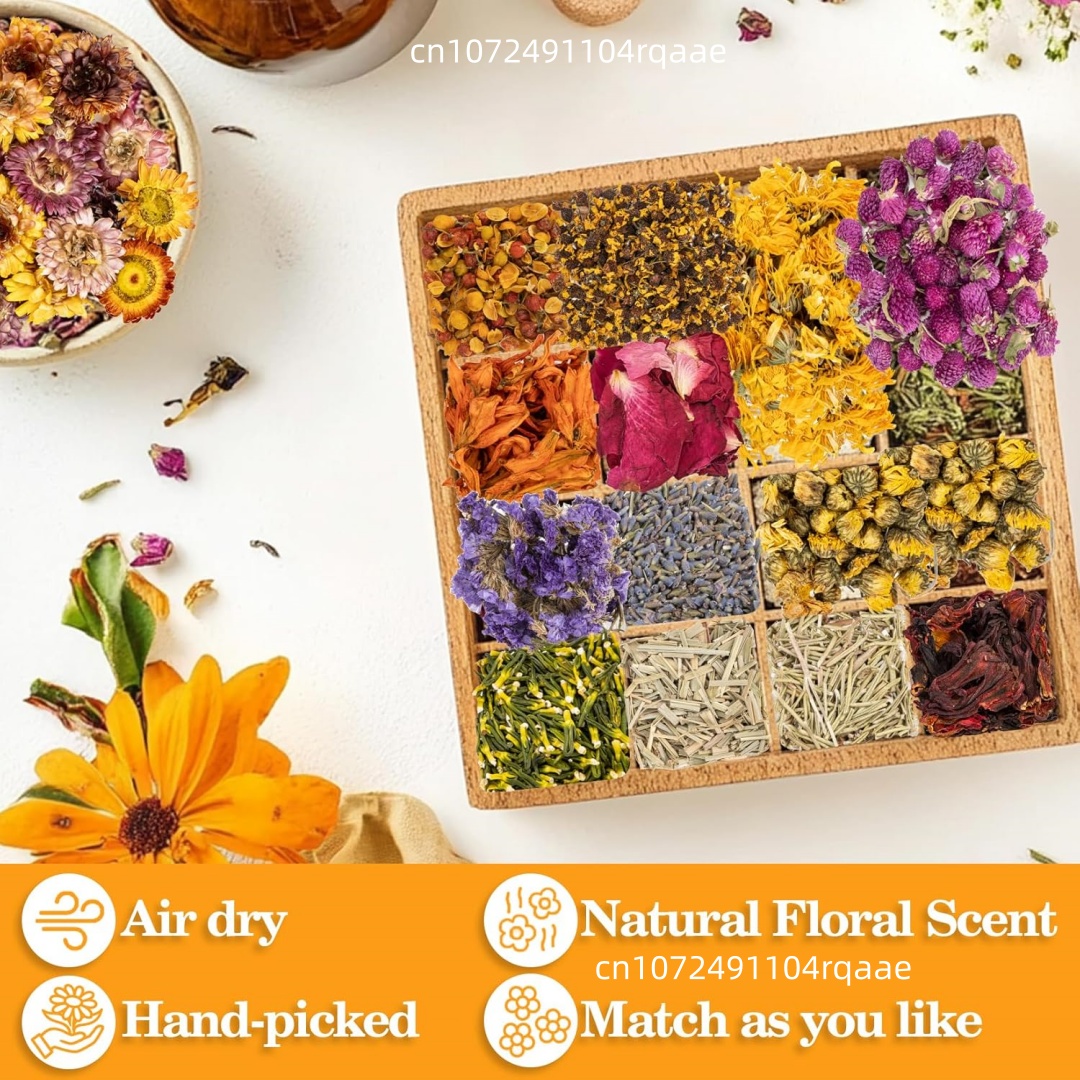 Paquete de Flores Secas Natura - Candle Making Bath reseña y precio