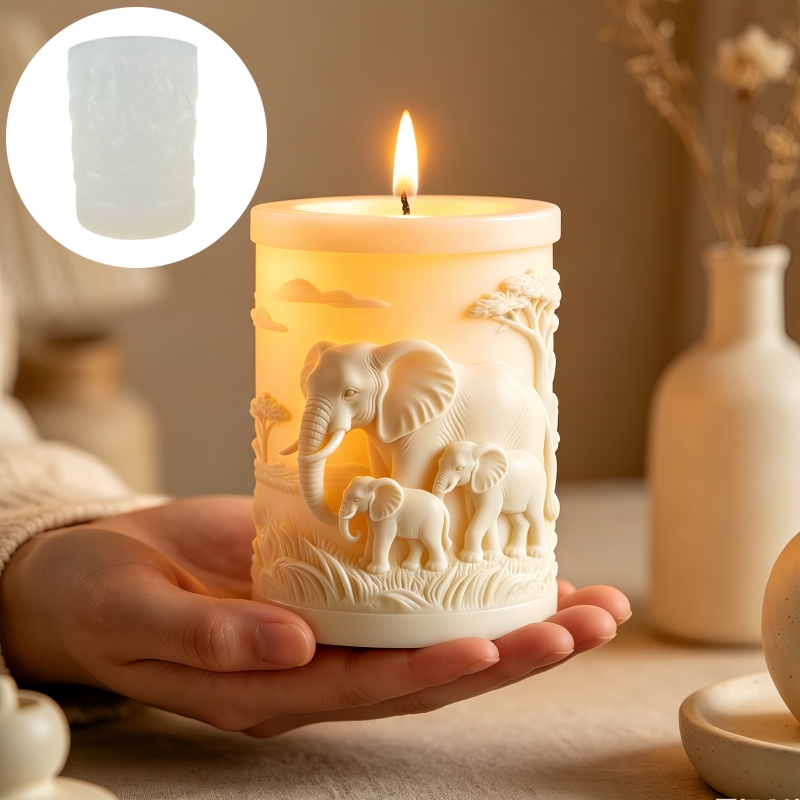 Molde de silicona cilíndrico p - Candle Making Kit For Kids reseña y precio