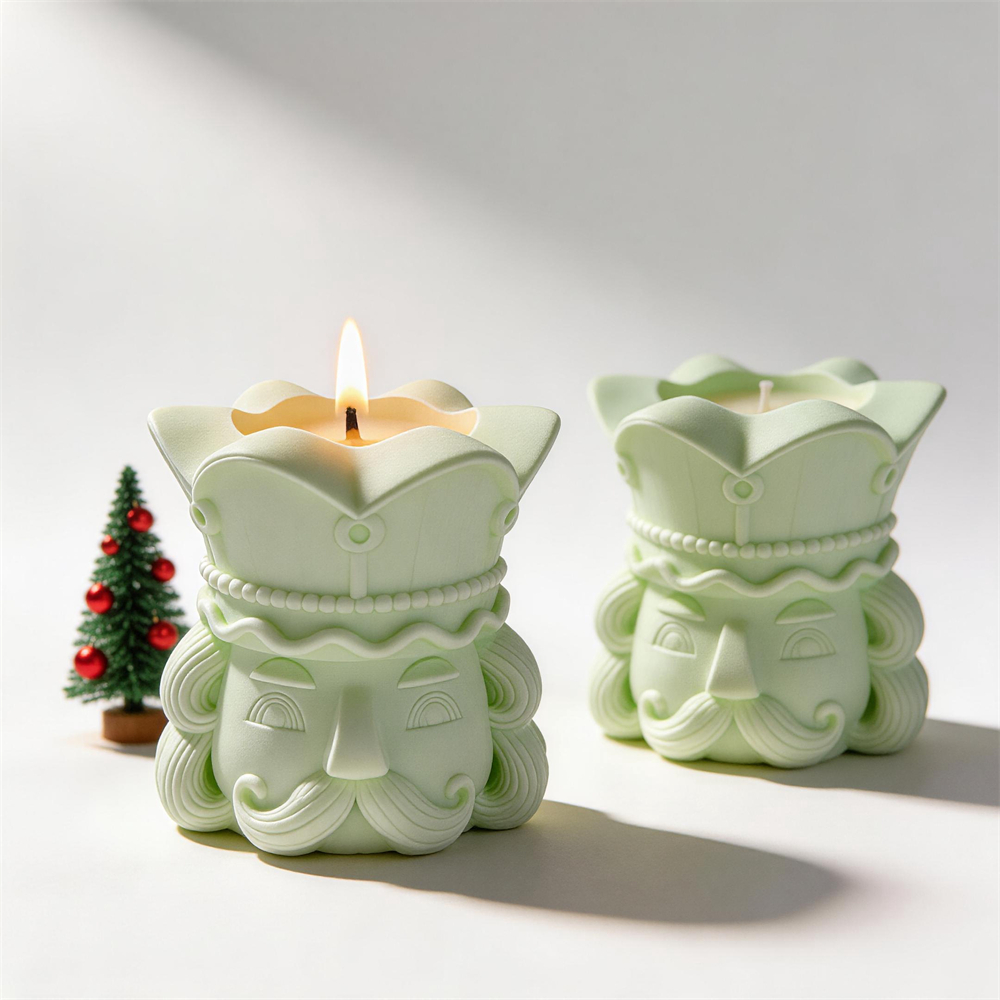 Molde de silicona de Navidad c - Candle Making Jars reseña y precio