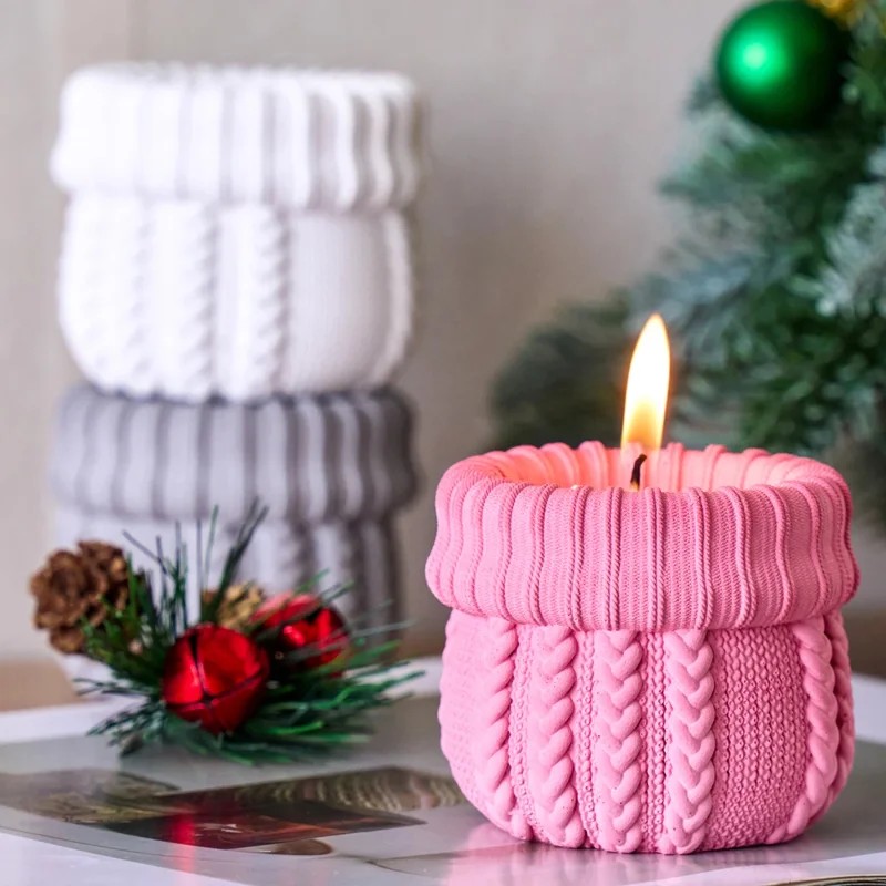 Molde de silicona para tarro d - Candle Making Yarn reseña y precio