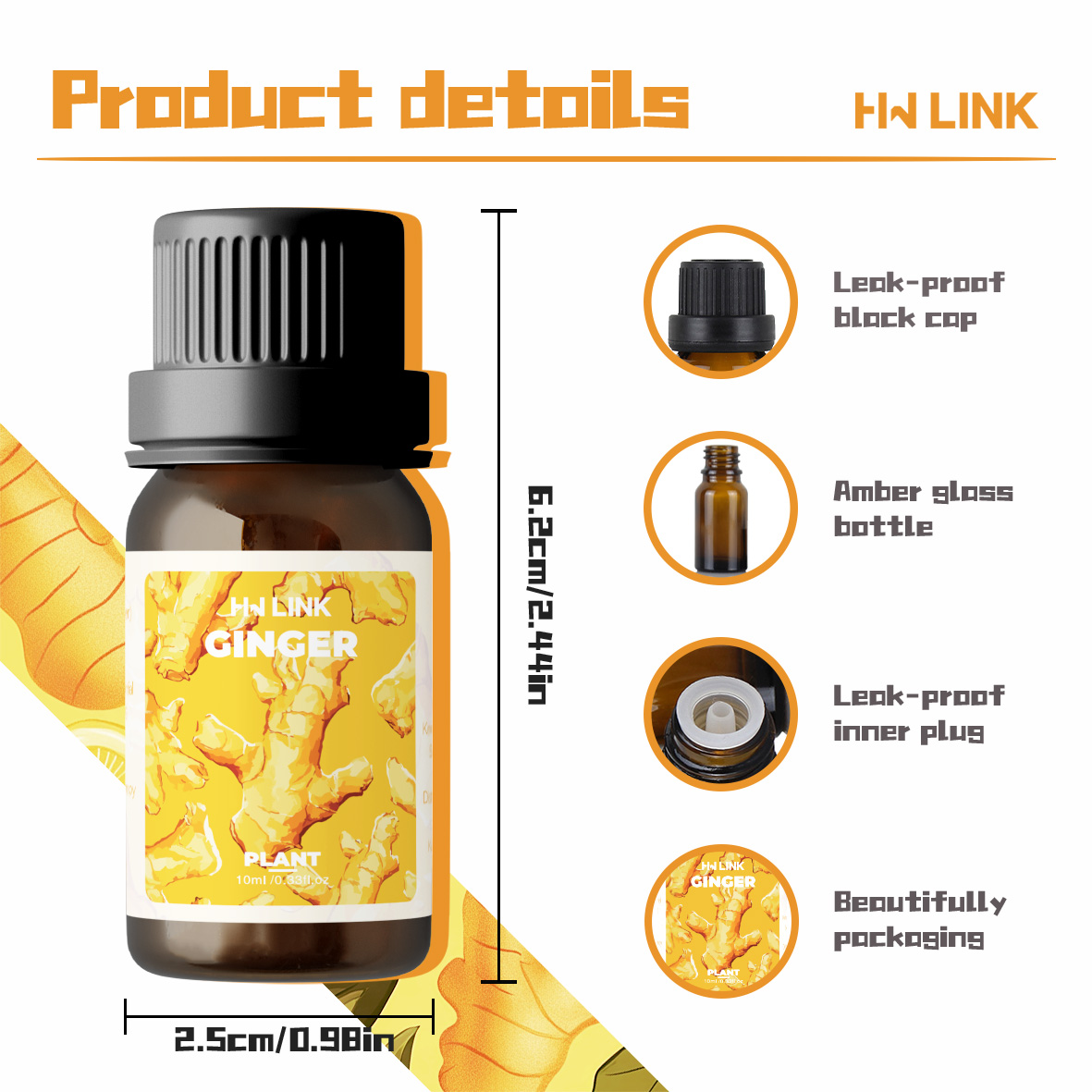 Aceite de Jengibre 100% Puro y - Candle Making Essential Oil reseña y precio