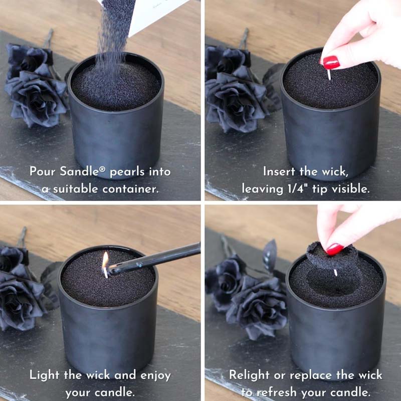 Arena Negra para Velas con Mec - Candle Making Wax reseña y precio