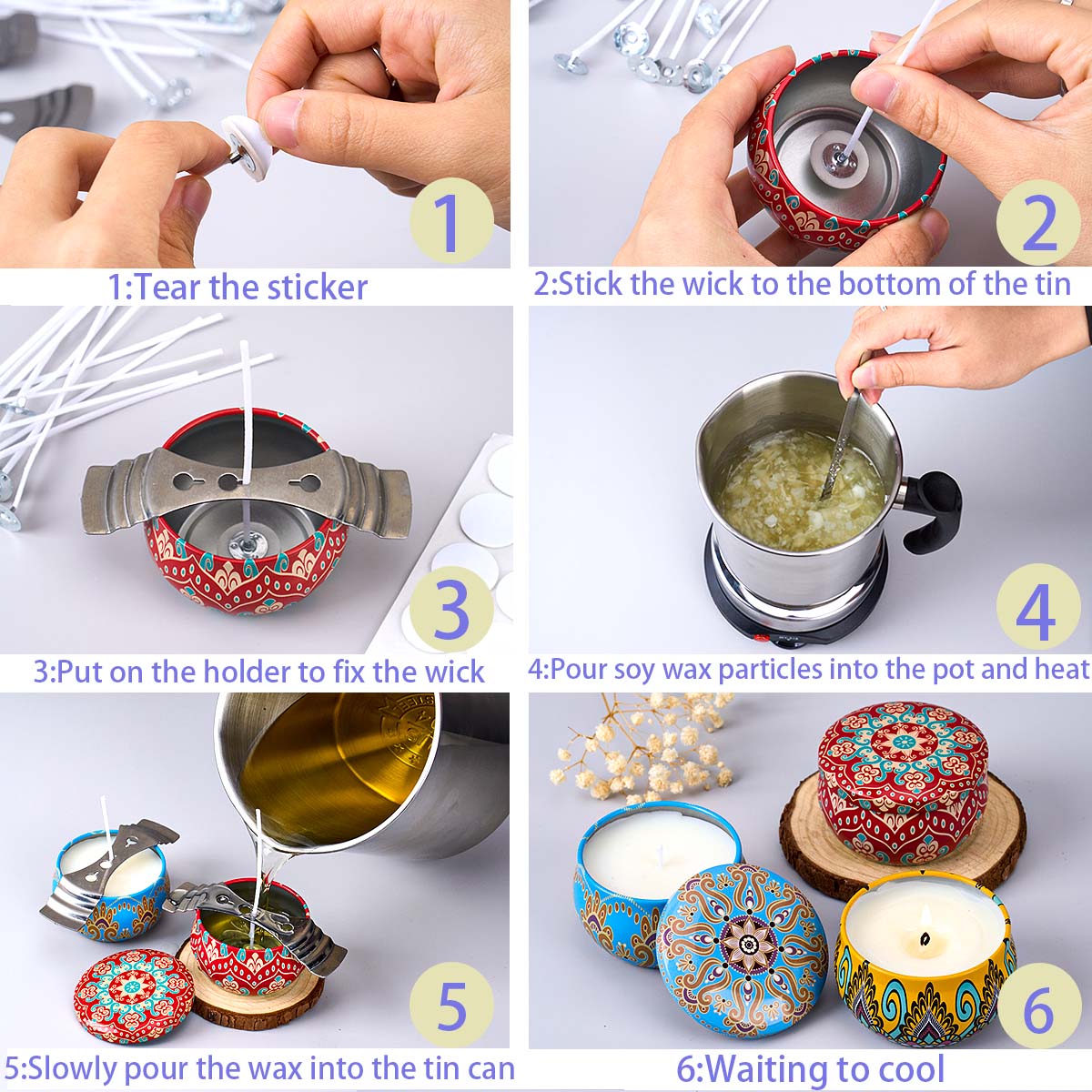Kit de herramientas para hacer - Candle Making Kit For Kids reseña y precio
