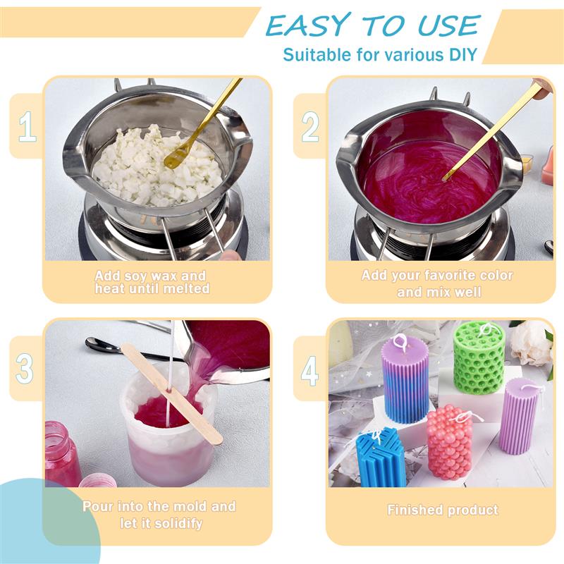 Material de parafina de cera d - Candle Making Wax reseña y precio