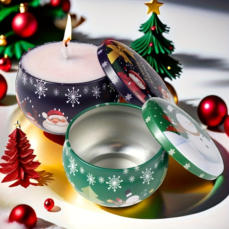 Frascos navideños festivos par - Candle Making Jars reseña y precio